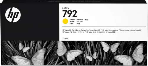 HP 792 775-ml Yellow Latex Designjet Ink Cartridge CN708A