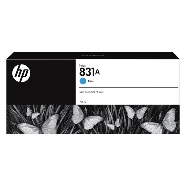 HP 831A 775-ml Cyan Latex Ink Cartridge CZ683A