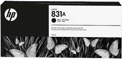 HP 831A 775-ml Black Latex Ink Cartridge CZ682A